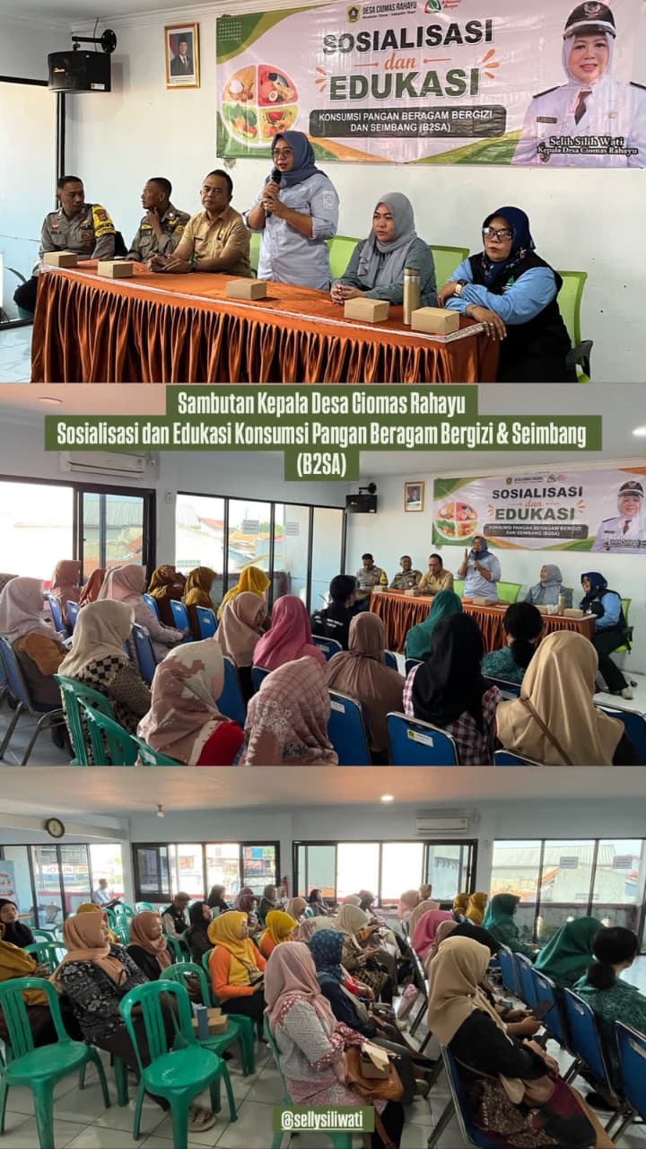 Sosialisasi & Edukasi Konsumsi Pangan Beragam, Bergizi dan Seimbang (B2SA)