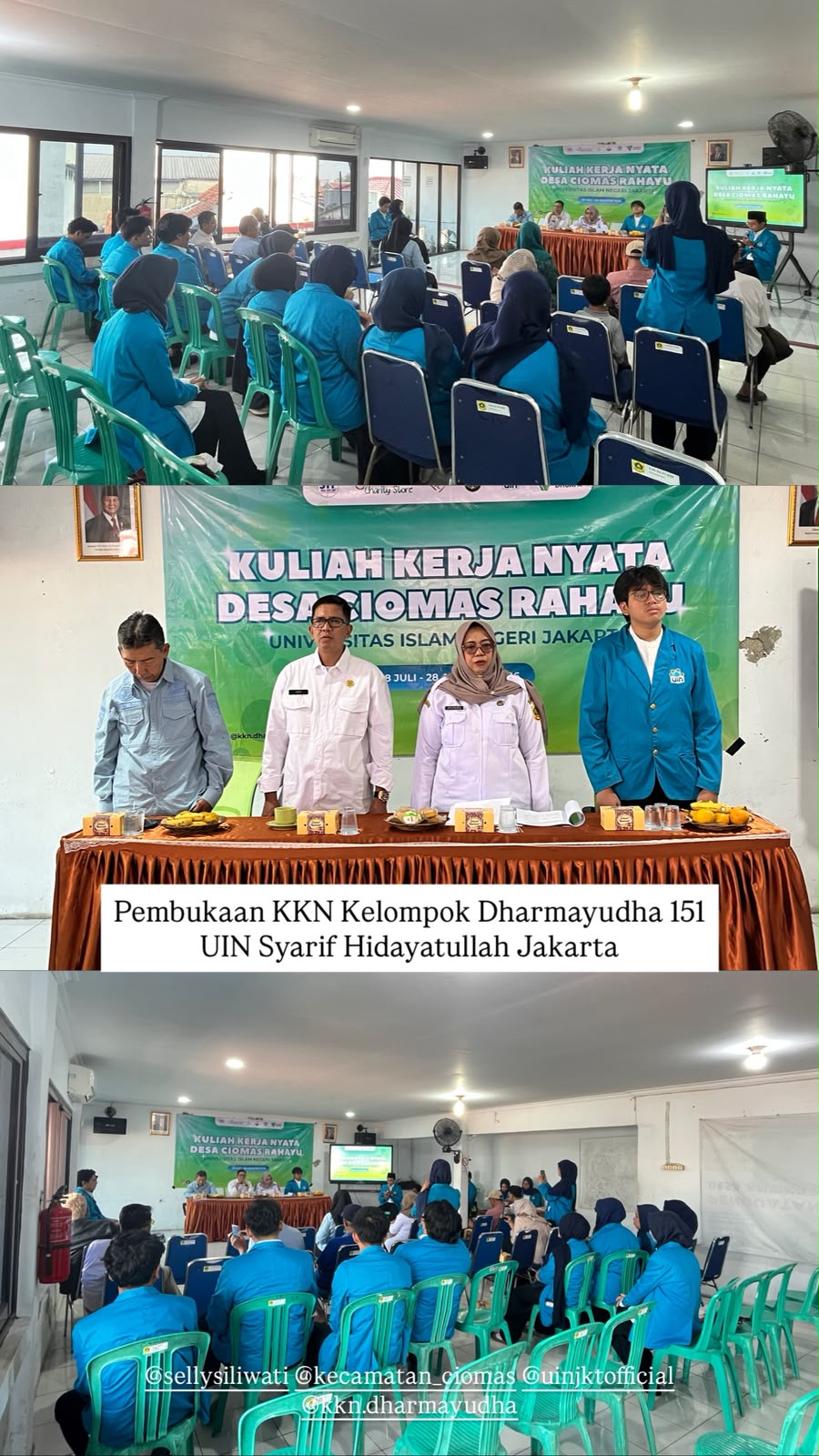 Pembukaan KKN Mahasiswa UIN Syarif Hidayatullah Jakarta