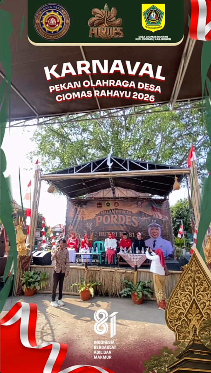 Karnaval HUT Kemerdekaan Ke - 81 Republik Indonesia