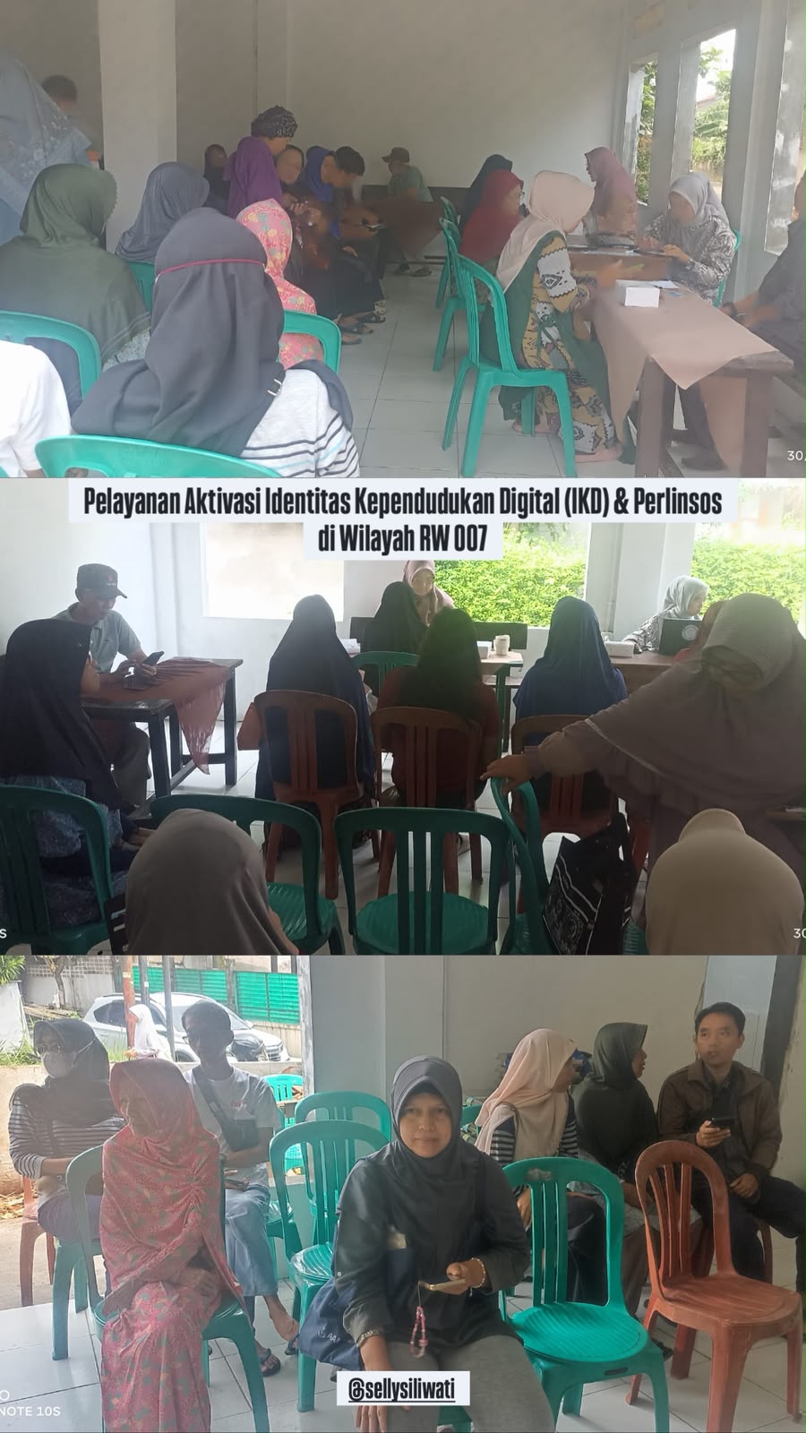 Pendataan Perlinsos dan Aktivasi IKD di RW 007